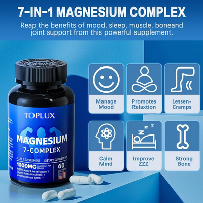 10-in-1 Magnesium Mix - 1000mg High Absorption