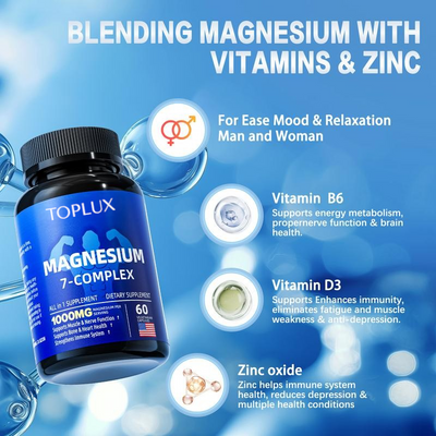 10-in-1 Magnesium Mix - 1000mg High Absorption